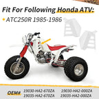 Radiator Shrouds for Honda ATC250R (1985–1986) - White