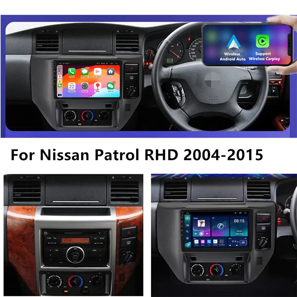 9" Android Stereo Radio GPS Navi Head Unit for 2004-2015 Nissan Patrol GU