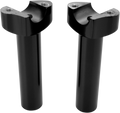 5.5" Straight Handlebar Risers for Drag Specialties (Black)