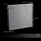 3-Row Aluminum Core Radiator for Freightliner Coronado (2003–2007)