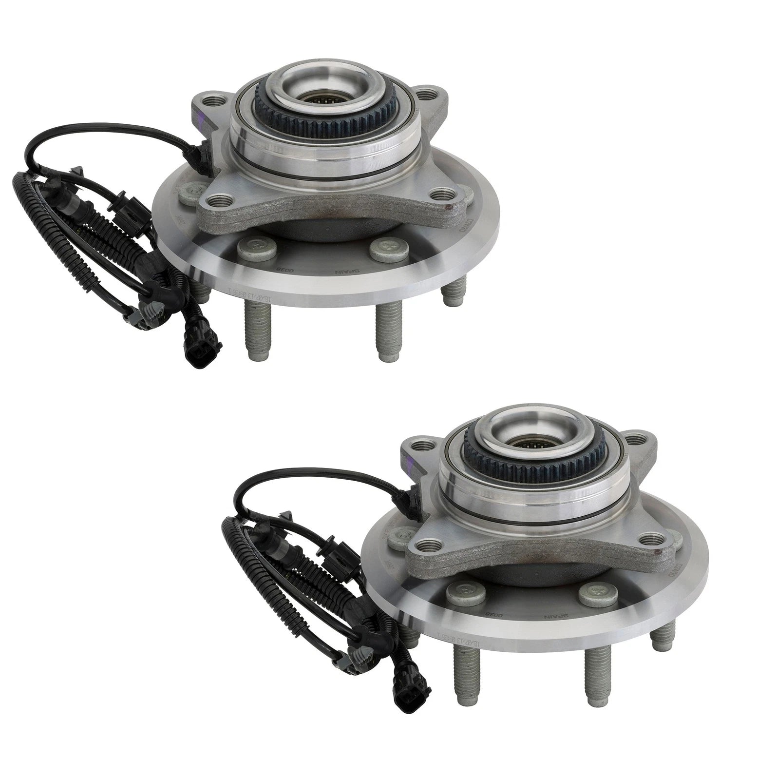 Set of 2 Front Moog Wheel Bearing & Hub Assemblies for Ford F-150 (2011–2012)