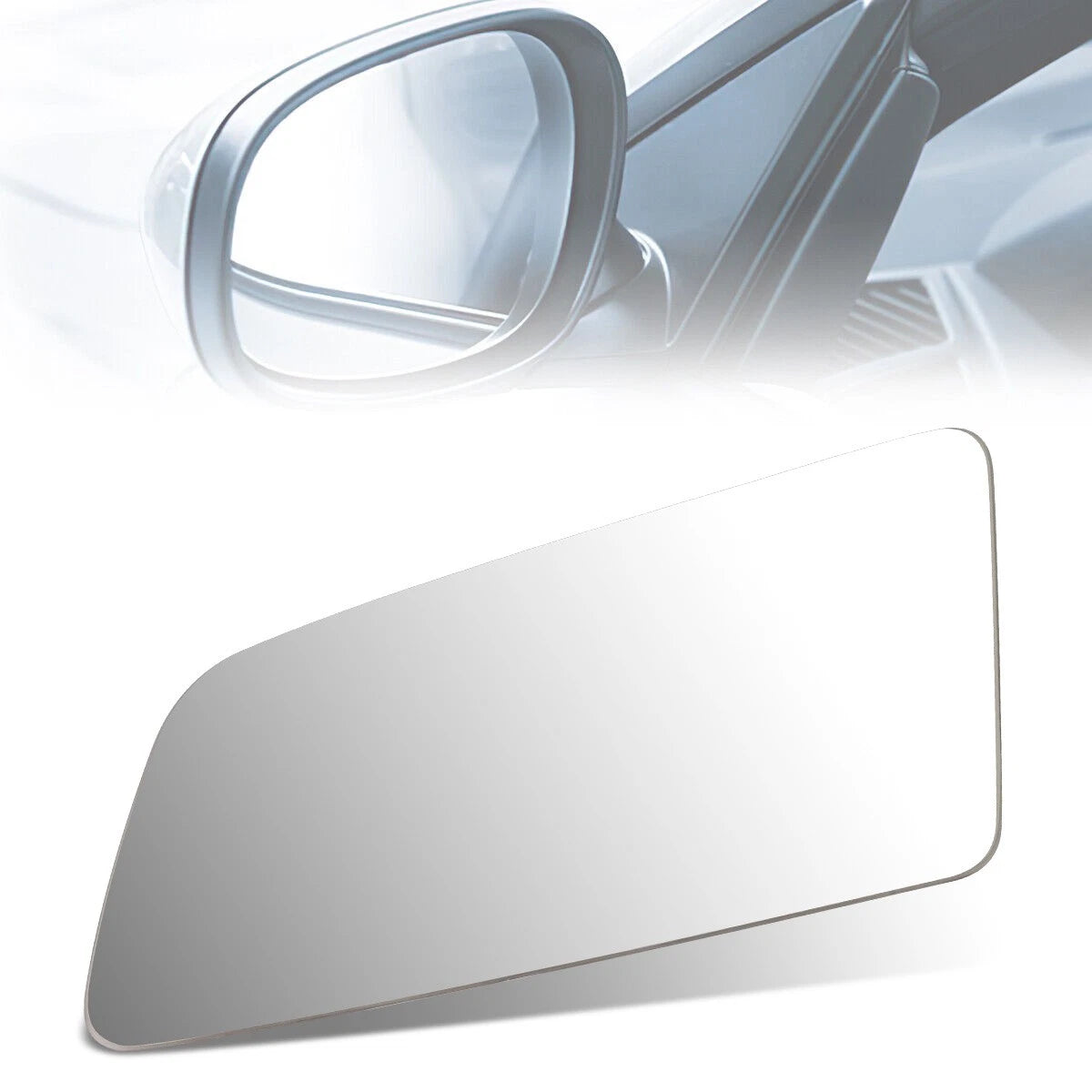 Side Door Mirror Glass Flat Lens for Chevrolet Celebrity, Oldsmobile Cutlass Ciera (1982–1994)