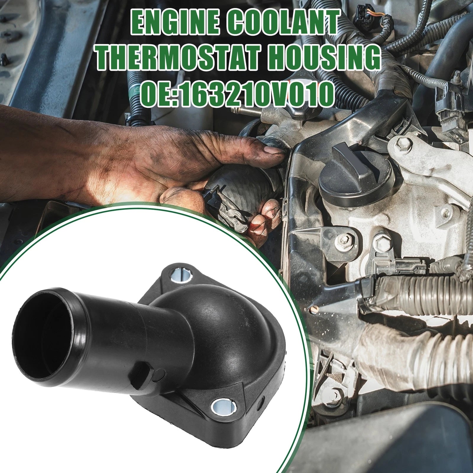 Thermostat Housing for Toyota C-HR (2018–2019) NO. 1632137010