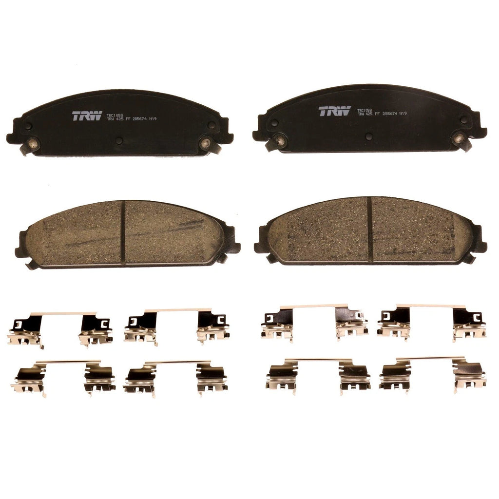 Front HD Brake Kit 320mm Disc Rotors TRW Ceramic Pads for Dodge Challenger (2008–2023)