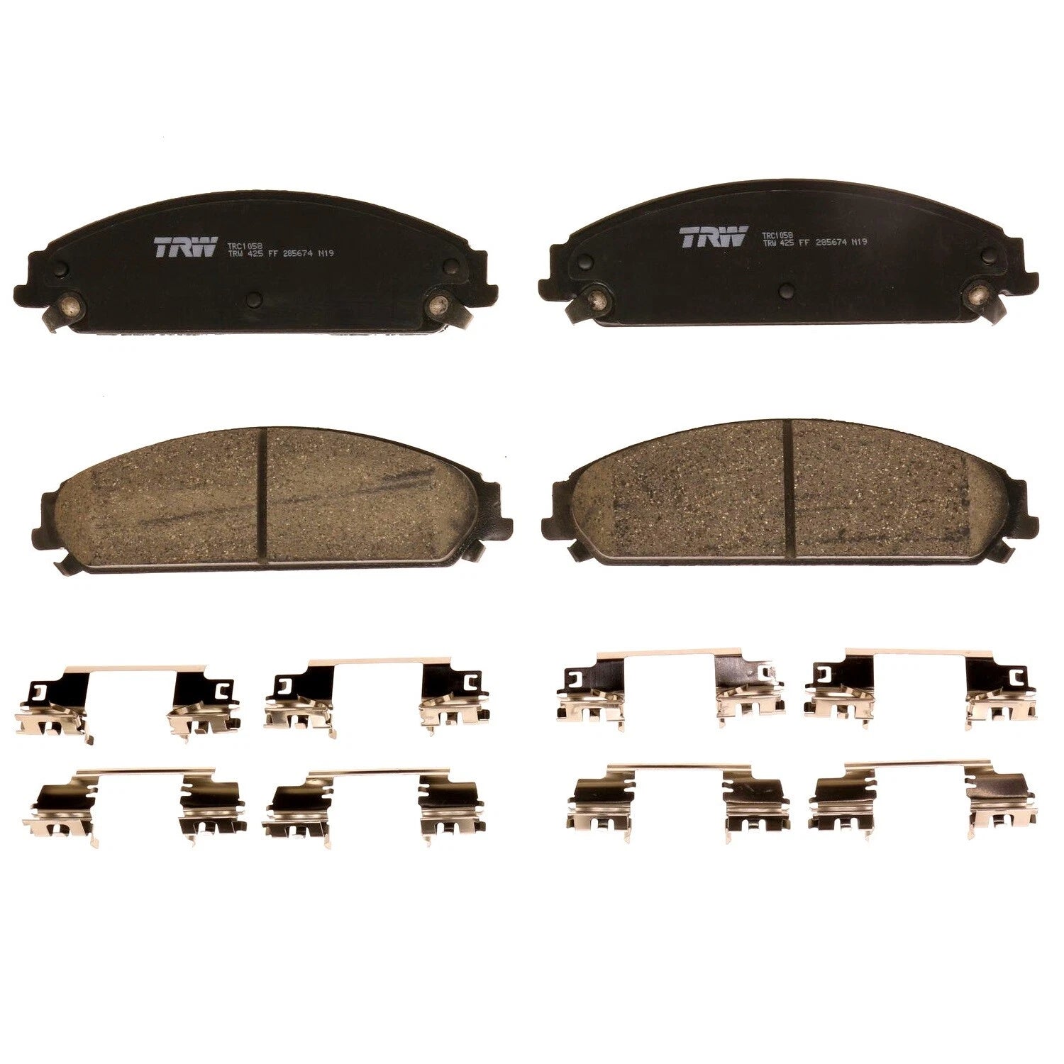 Front HD Brake Kit 320mm Disc Rotors TRW Ceramic Pads for Dodge Challenger (2008–2023)