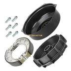 Rear Brake Drum Cover Hub Shoes Set for Honda Foreman 500 TRX500 (2014–2019)