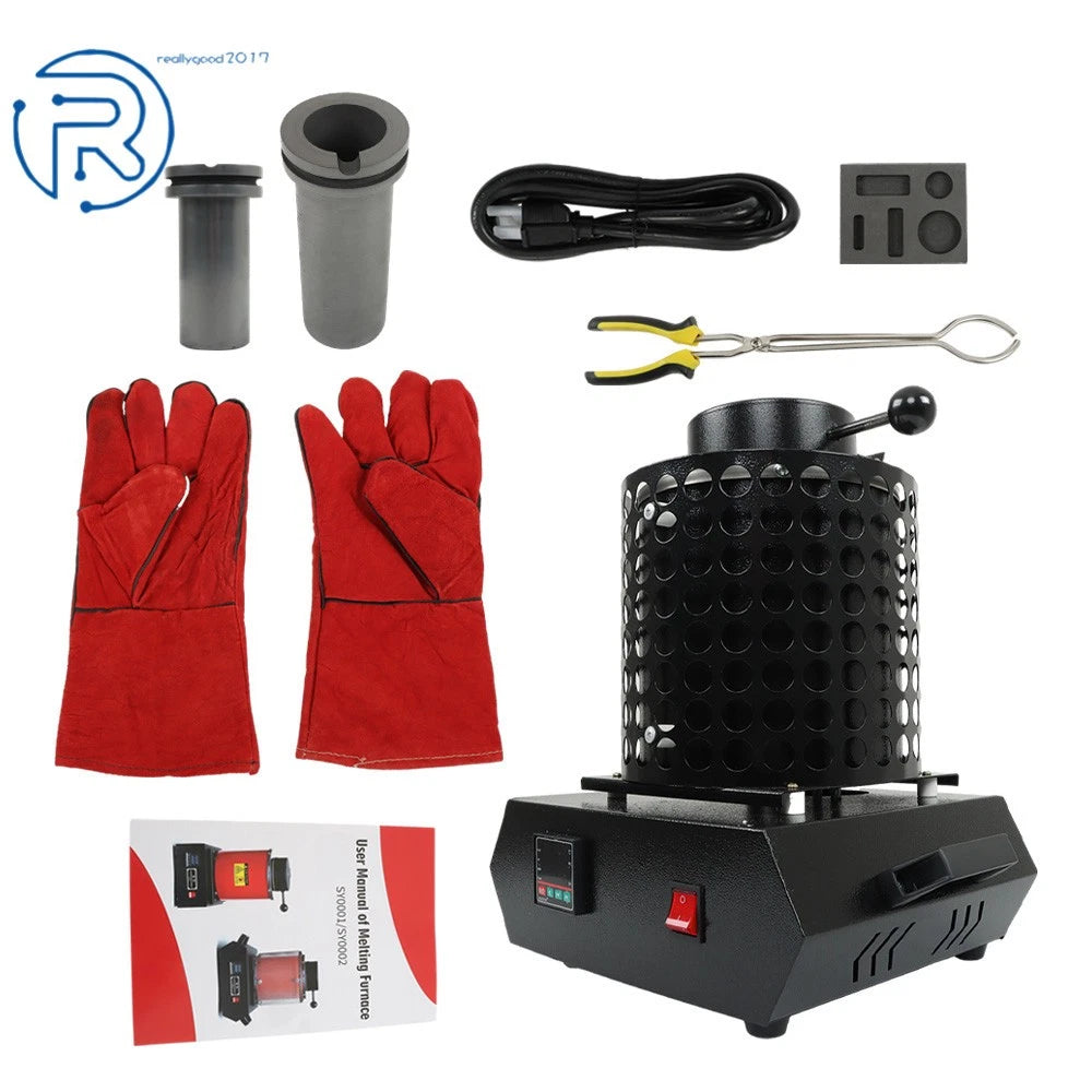 Electric Smelting Furnace Kit for Gold (110V)