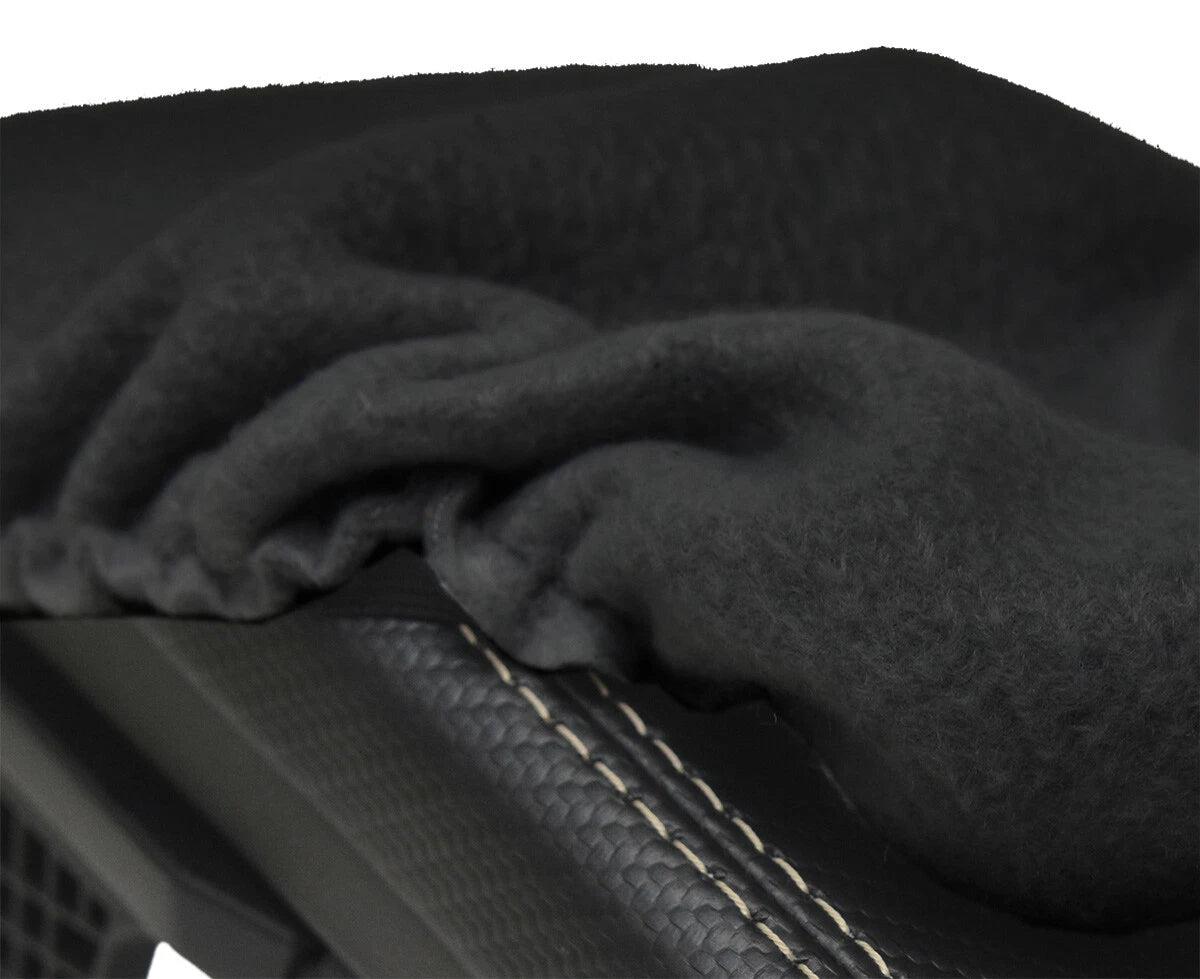 Fleece Console Lid Armrest Cover for Honda Civic (2016–2020) Black