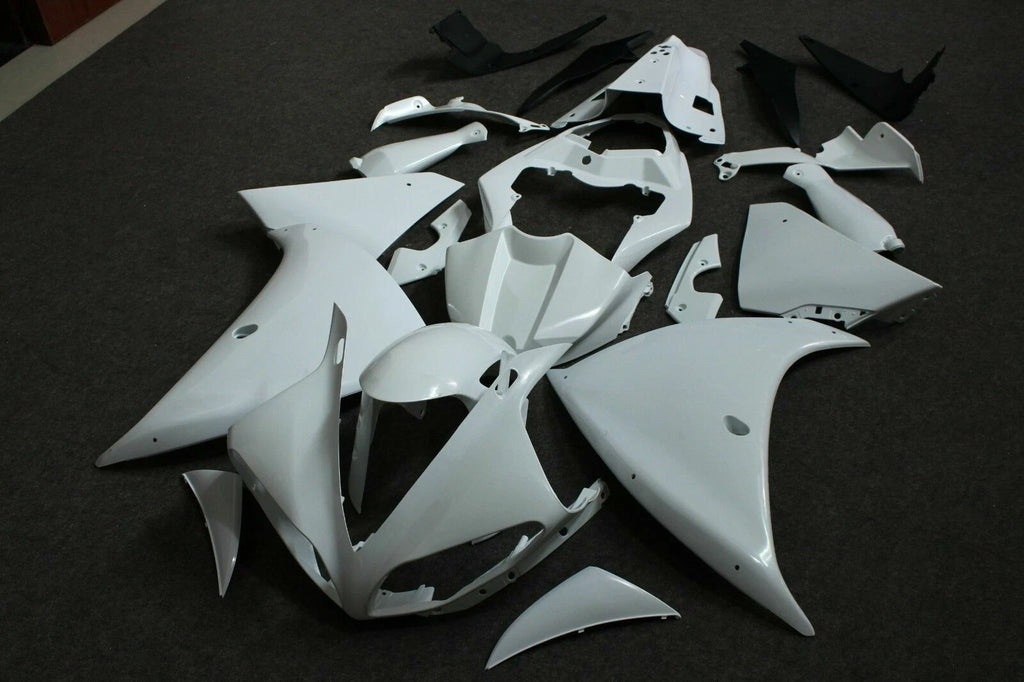 Fairings Kit for Yamaha YZF R1 (2009–2011) Unpainted White ABS Bodywork
