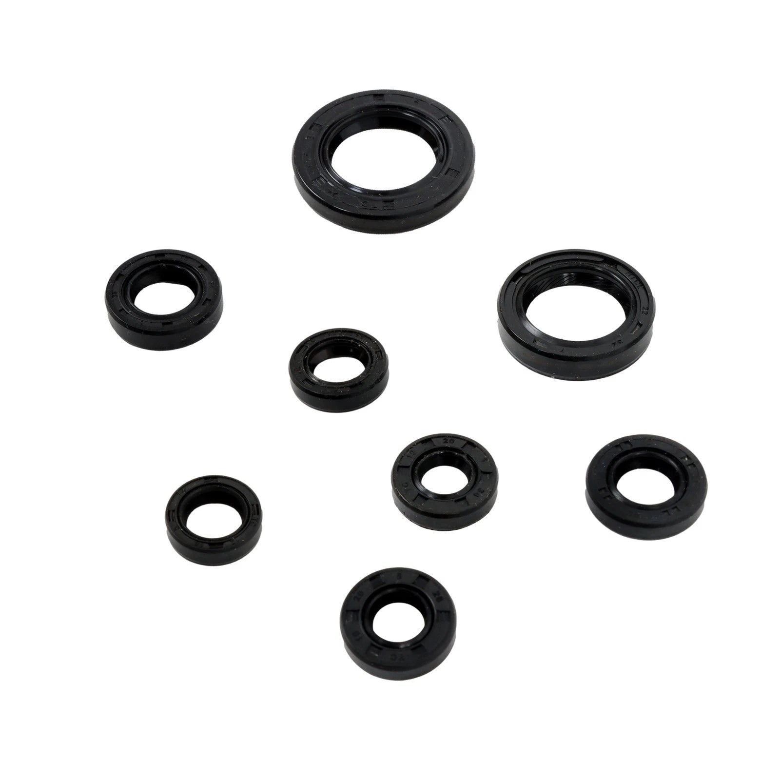 8PCS Engine Oil Seal Kit for Honda TRX350 Rancher (2000-2006)
