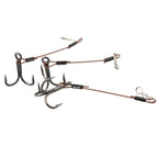 Pike Lure Tool Treble Hooks Set of 4 Stainless Steel