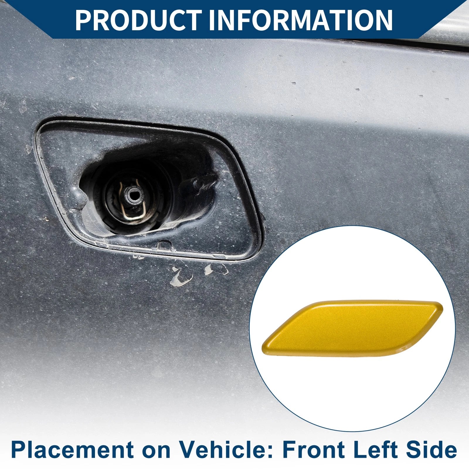 Front Left Washer Nozzle Cover Cap for Honda Accord VIII (2008–2012)