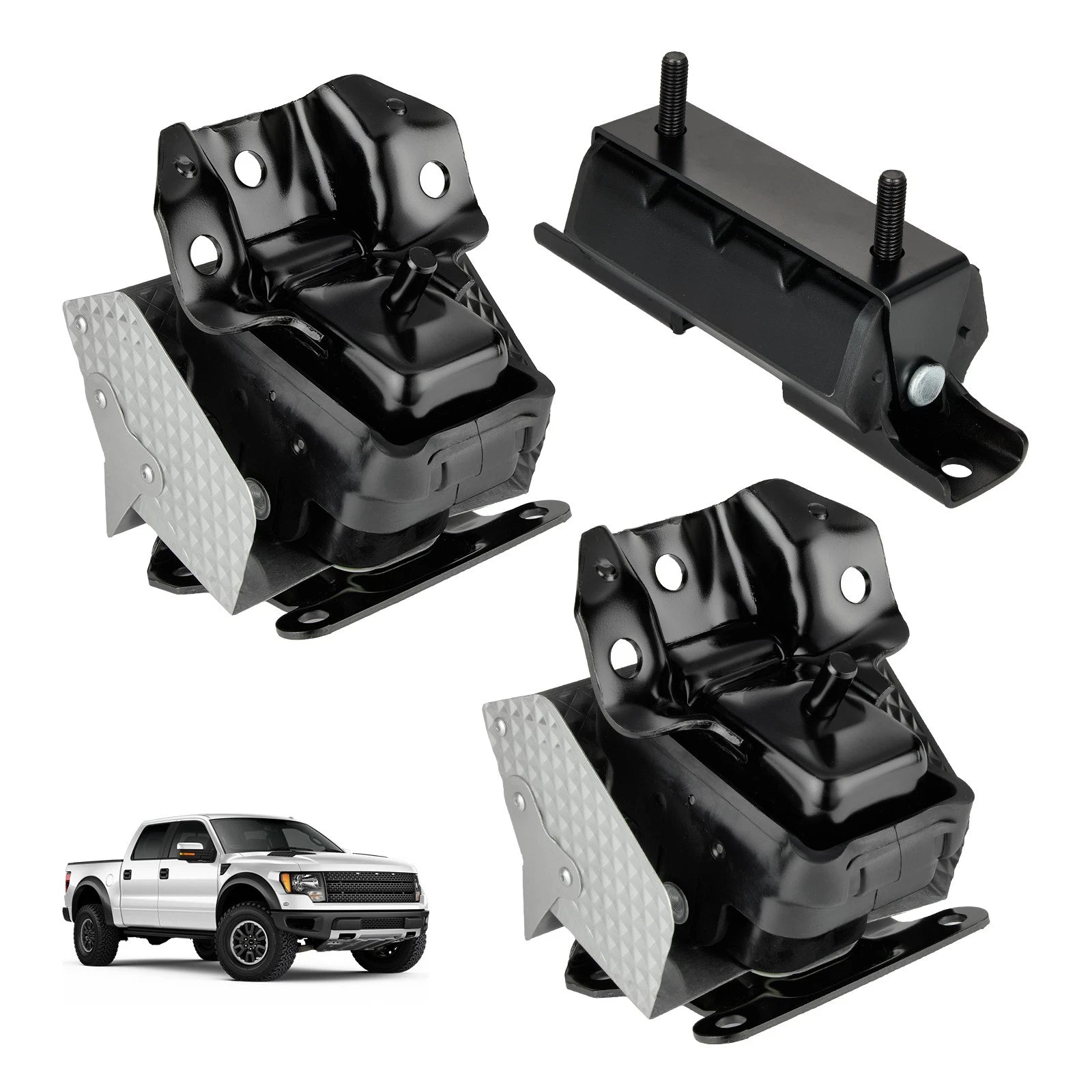 3PC Engine Motor & Trans Mounts for GMC Sierra 2500 HD (2007–2009) A5365
