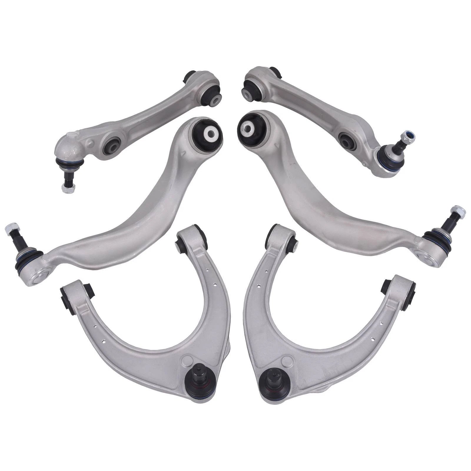 Set of 6 Front Suspension Control Arm Ball Joint Bushings for BMW 528i 535i 550i 640i