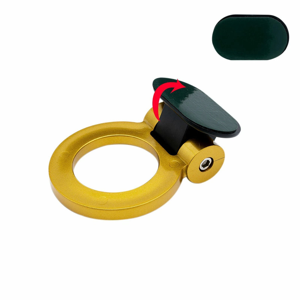 JDM Racing Gold Dummy Tow Hook Decor Ring for Dodge Charger Challenger (2015-2023)