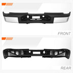 Rear Bumper for Silverado Sierra 2500/3500HD (2011–2014) w/o Sensor Hole, License Lamps