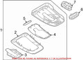 Genuine OEM Sunroof Switch 4M0959613B6PS for VW Audi