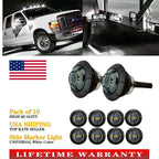 Smoked LED Round Side Marker Lights for Truck Trailer (3/4")