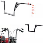 10" 12" 14" Rise Ape Hanger Bar 1.25" for Harley Softail Sportster (1986–2023)
