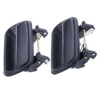 4pc Front & Rear Outer Door Handle Textured Black for Toyota Hilux (1988–1997)
