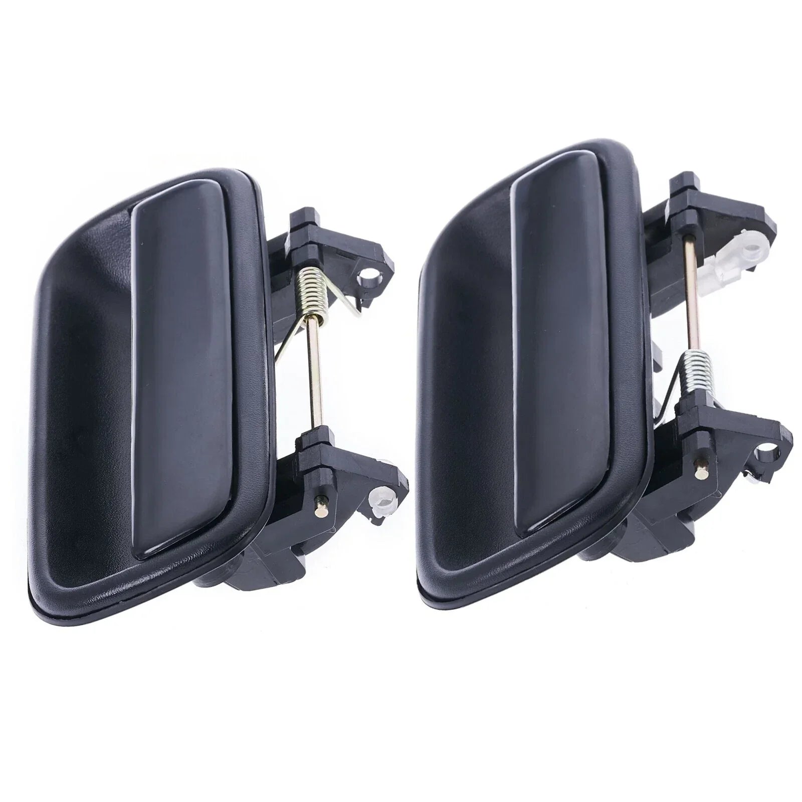 4pc Front & Rear Outer Door Handle Textured Black for Toyota Hilux (1988–1997)