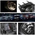 Set of 2 Clear Lens Fog Lights with Switch for Scion tC (2011–2013)