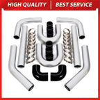 3" Aluminum Intercooler Piping U-Pipe Kit w/Coupler & T-Clamps