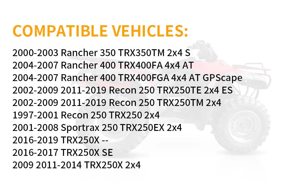 Swingarm Bearing Seal Rebuild Kit for Honda FourTrax 300 Rancher 350 TRX250EX (1986-2021)