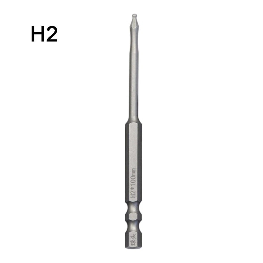 Hex Screwdriver Bit for Construction (Alloy Steel, Ball Head)