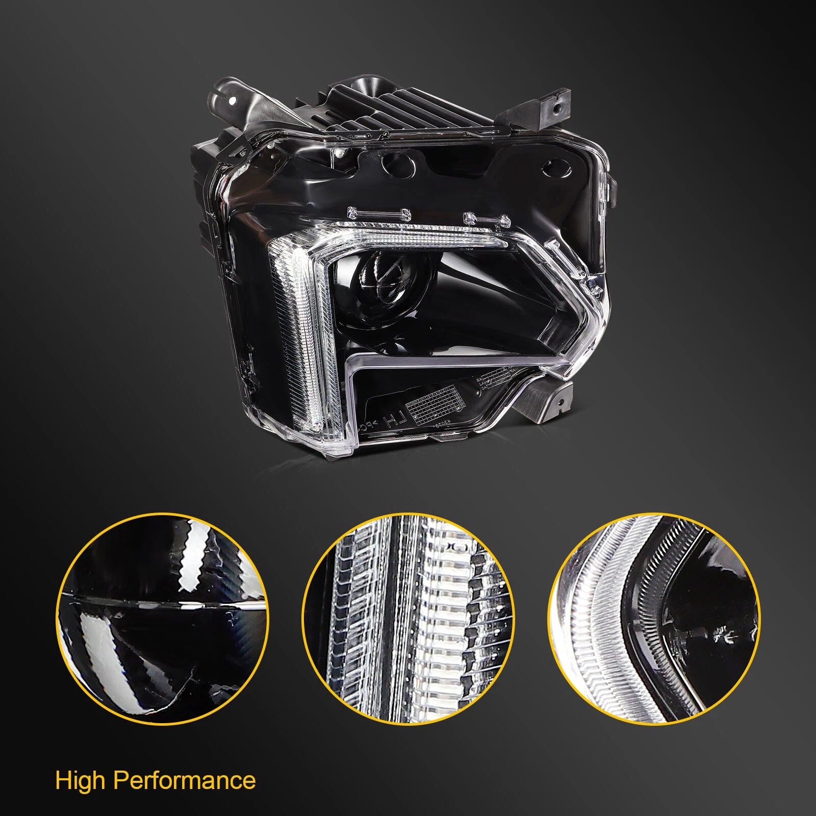 Passenger Right Side Headlight for Chevy Traverse (2022–2024) w/LED DRL