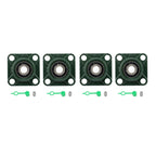 Set of 4 Pillow Block Bearings for UCF202-10 (5/8" Bore)