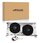 3 Row Aluminum Radiator Shroud Fan for Chevy Silverado GMC Sierra (1999–2011)