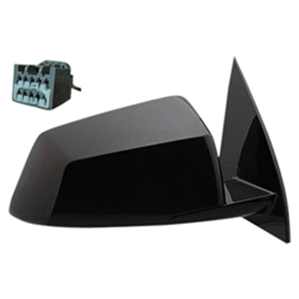 Replacement Textured Passenger Side Power Door Mirror w/o Heated w/o Turn Signal