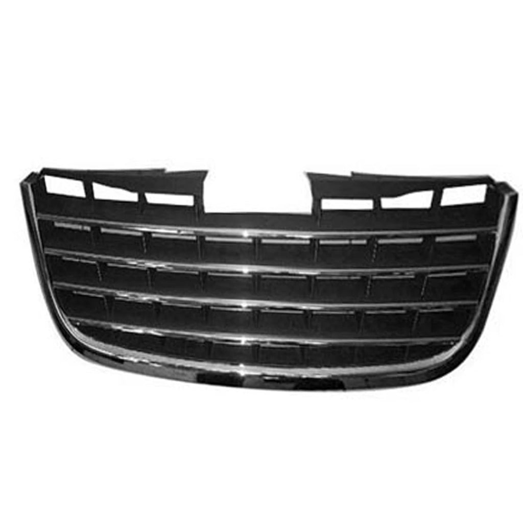 Replacement Gray Chrome Plastic Front Grille for See compatibility Chart (2005–2015)