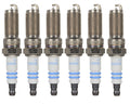 Set of 6 Bosch Double Iridium Spark Plugs for Ford Lincoln