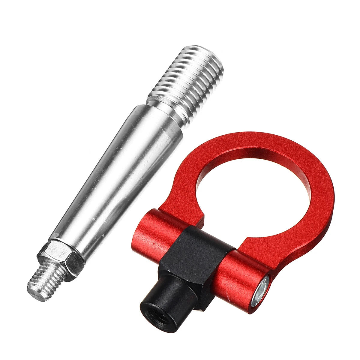 Red Track Screw On Tow Hook for Mitsubishi Lancer Evolution Evo X (2008–2016)