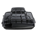 Black Razor Trunk Backrest Mount Base Plate for Harley Road Glide (1997–2008)