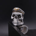 Silver Skull Steering Wheel Spinner Knob for Universal Fit