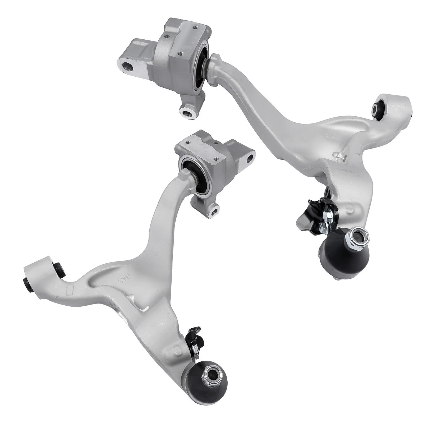 Set of 2 Front Lower Control Arms & Ball Joints for Infiniti G25 G35 G37 (2007–2015)