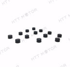 13 Piece Black Cap Dress Kit for Harley Softail & Dyna (2007–2015)