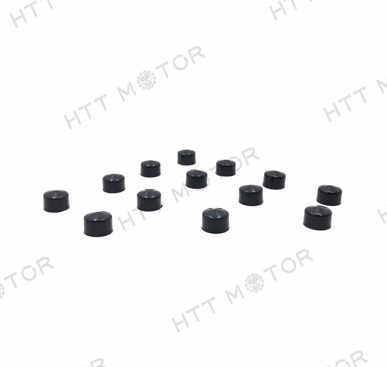 13 Piece Black Cap Dress Kit for Harley Softail & Dyna (2007–2015)