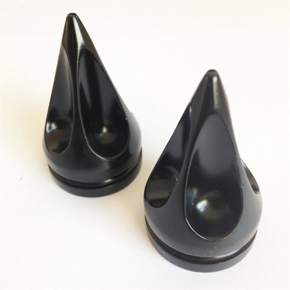 Pair of Chrome Cone Handle Bar Ends for Suzuki GSXR1000 (2001–2005) / GSXR750 (1996–2006)