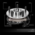 Wheel Bearing & Hub Set for Jeep Wrangler JK (2007–2018) w/Speed Sensor