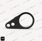 1.25" Black Brake Clutch Alloy Cable Clamp for Harley Davidson