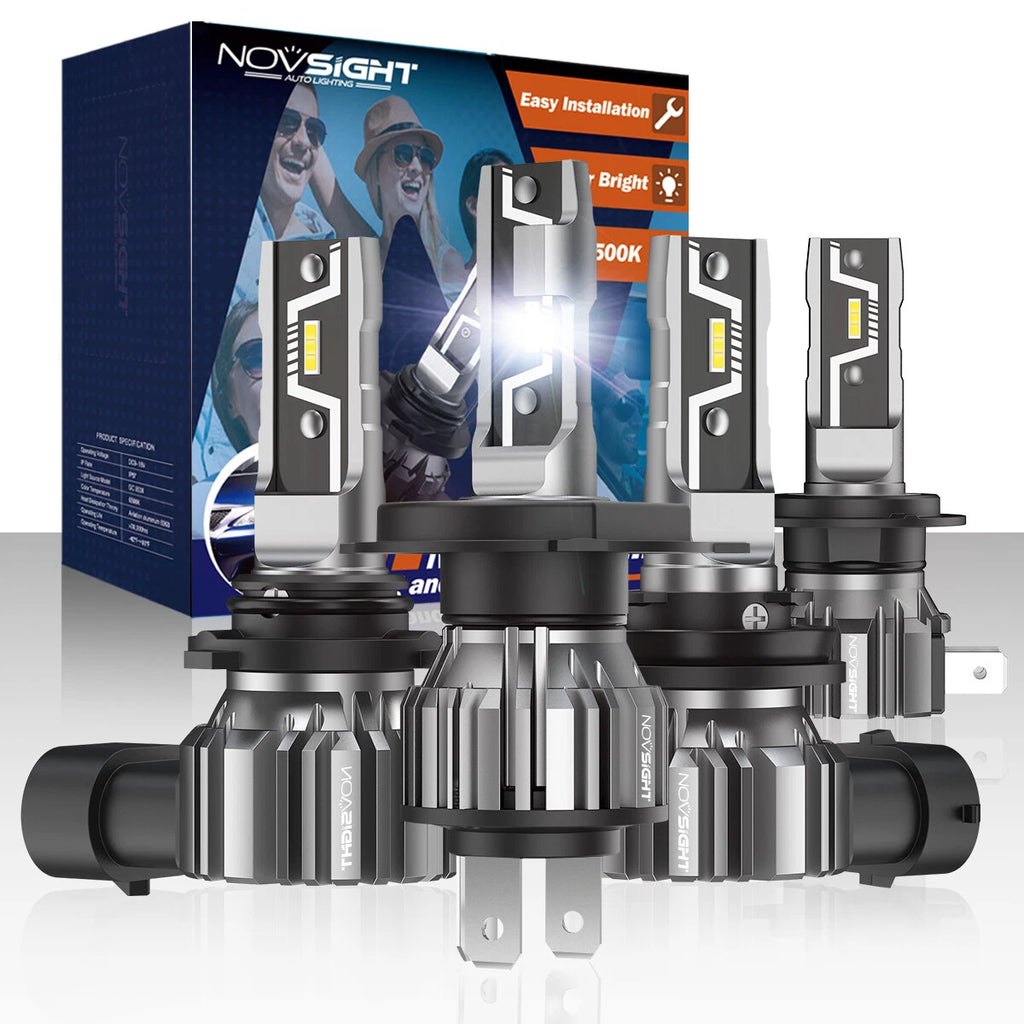 LED Headlight Conversion Kit H4 9005 9006 H7 H11 6500K for NOVSIGHT