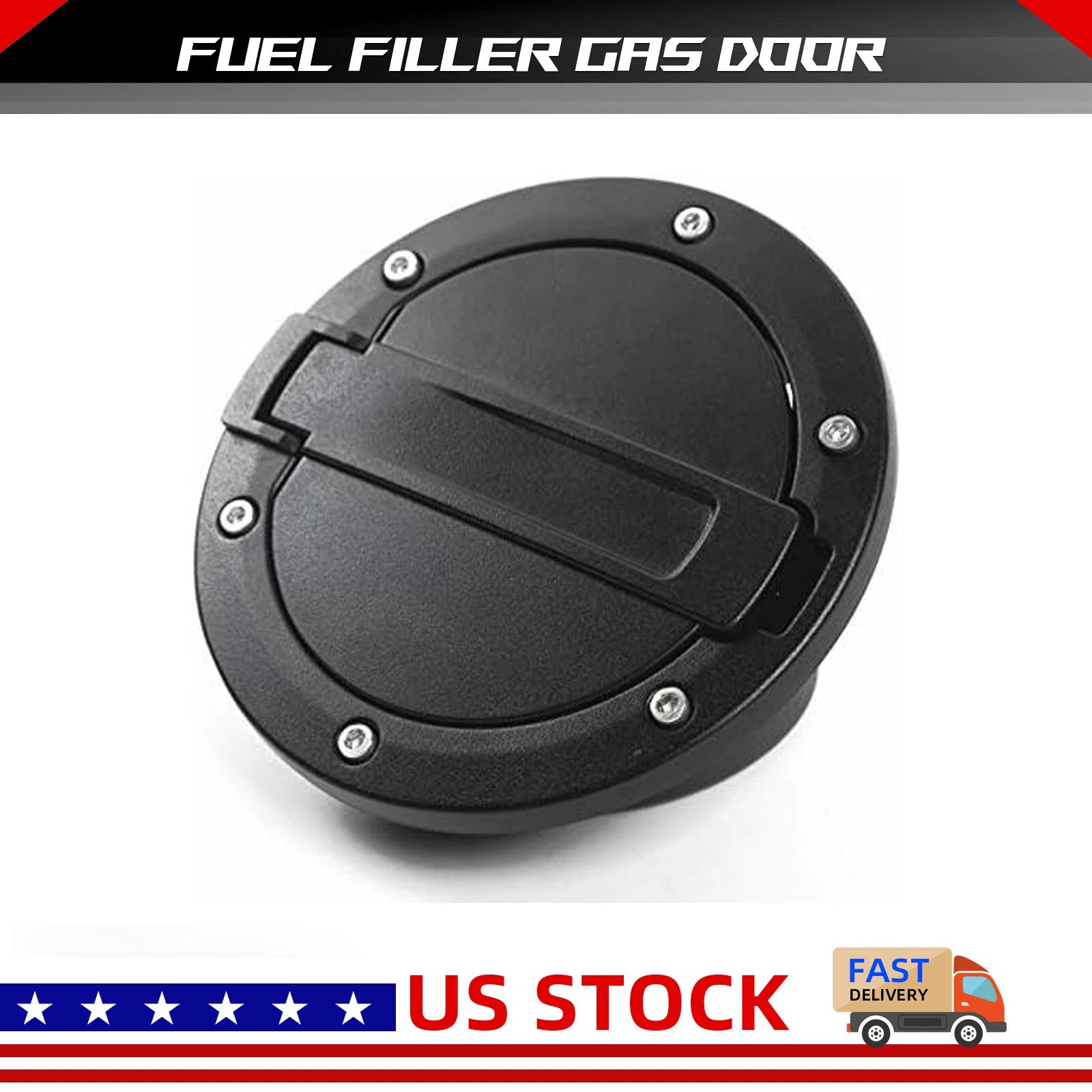 Fuel Filler Door Cover for Jeep Wrangler JK (2007–2017)