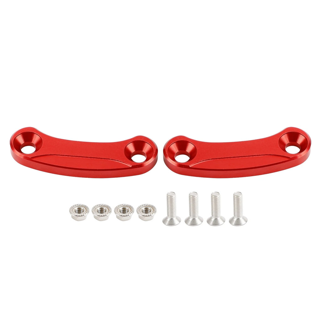 Aluminum Rear View Mirror Hole Caps Red for Kawasaki ZX10R (2016–2023)