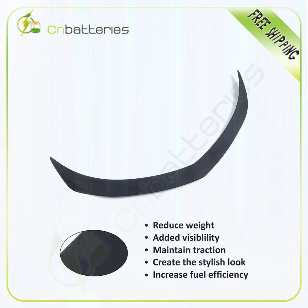 Rear Spoiler Wing for Cadillac ATS Sedan (2013–2019) Primed Black V Style