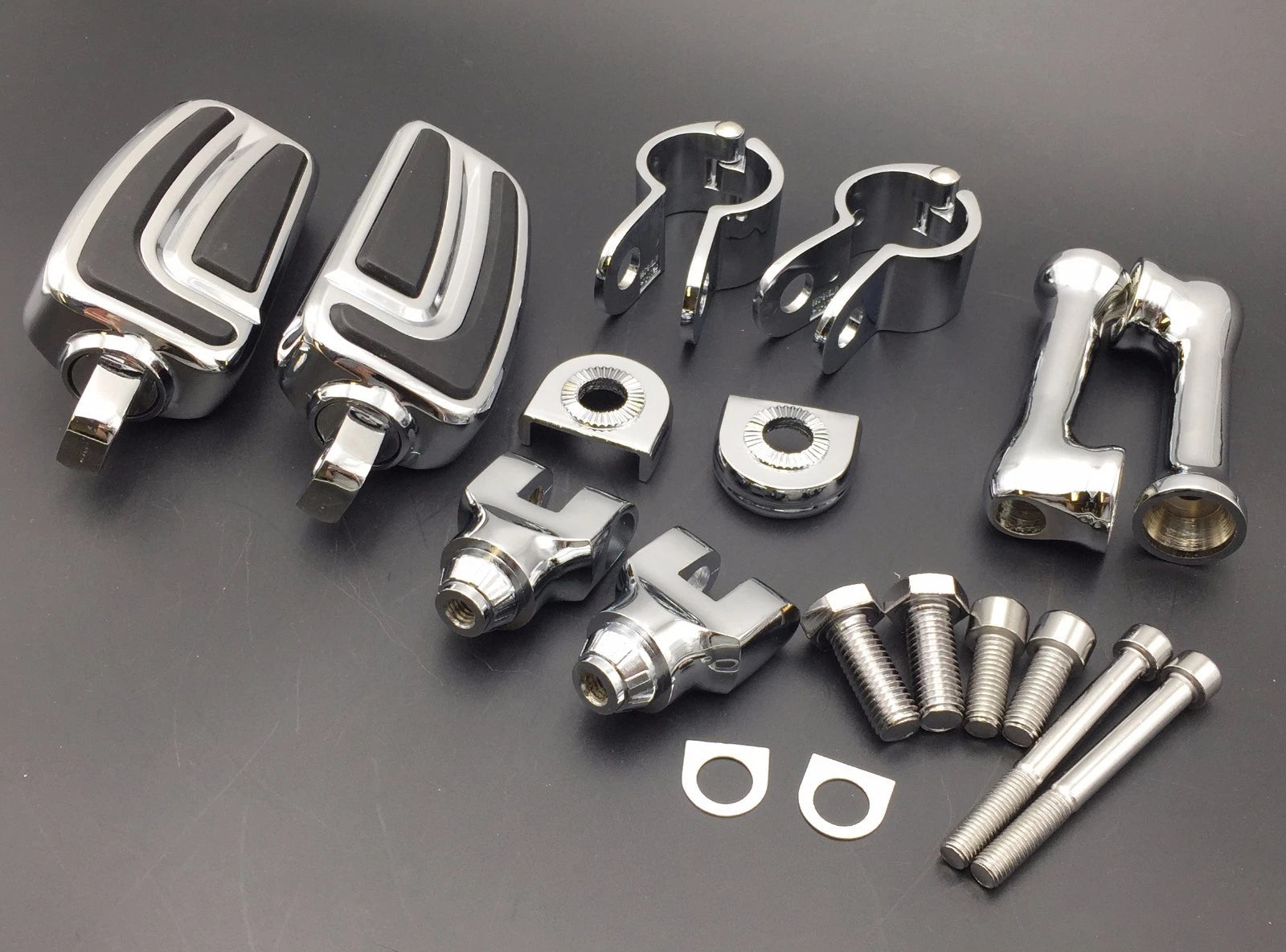 CR Long Adjustable AirFlow Foot Peg for Honda GoldWing Shadow Valkyrie (1.5")