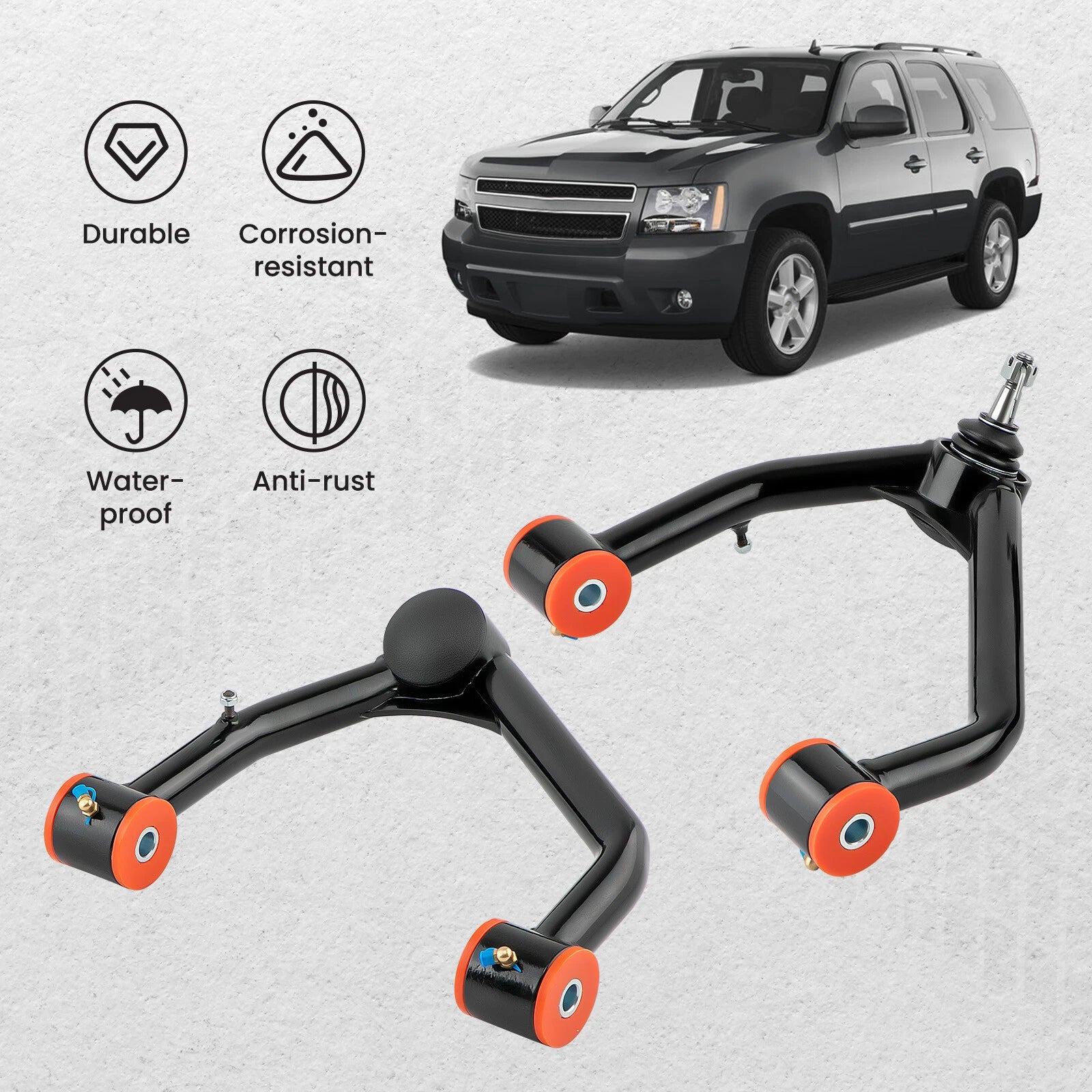 3" Front & 2" Rear Lift Kit with Control Arms for GMC Sierra 1500 (2007-2014)